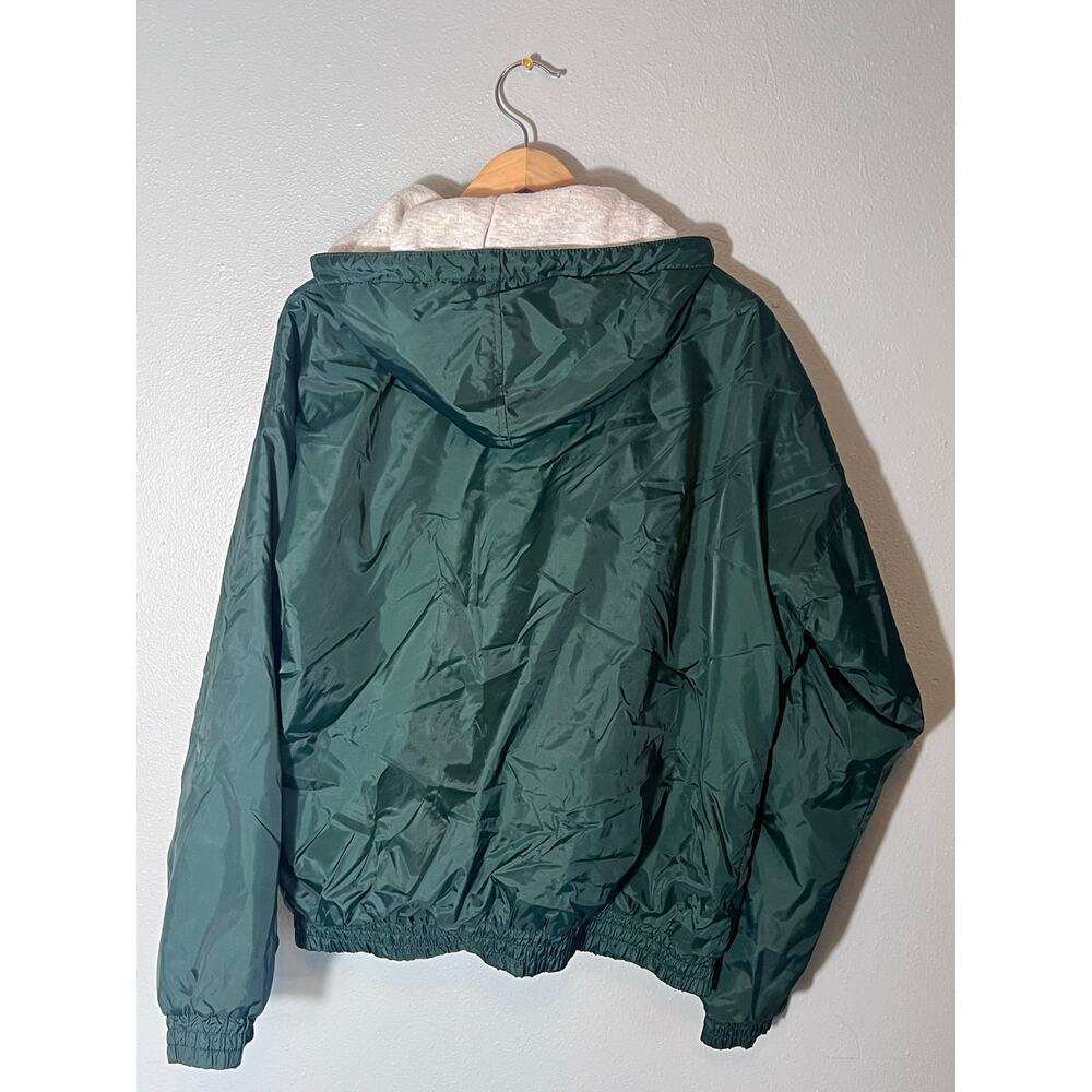 Vintage Hallmark Lined Green Windbreaker XL Jacket Unisex Gear for Sports Pocket - Picture 14 of 14